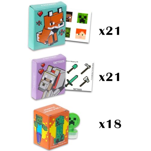 Minecraft Favor Box Set (60pcs)