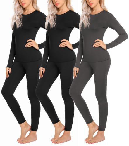 Ekouaer Thermal Underwear for Women Long Johns Sets Lightweight Base Layer - image 1