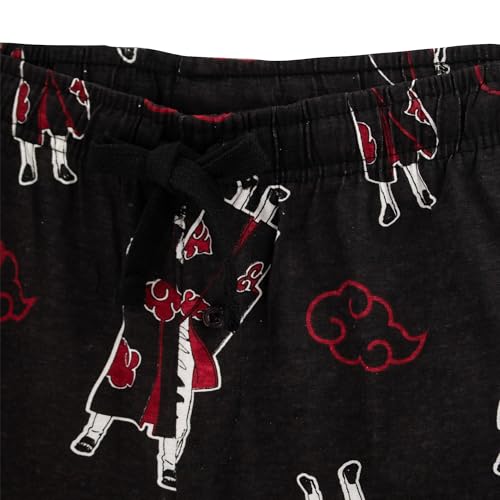 Ripple Junction Naruto Shippuden Men's Lounge Pants Akatsuki Cloud Itachi Pain Zetsu All Over Print Anime Officially Licensed4