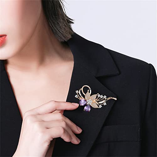 Broche pour pull rose et boucle d'écharpe pour vos sorties d'hiver - 3