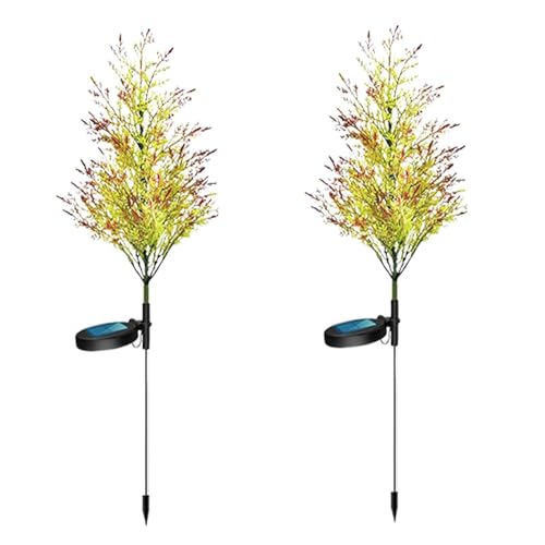Sapin de Noël solaire extérieur pour balisage de chemin et jardin