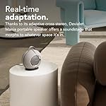 Devialet - Mania Portable Smart Speaker Light Grey- Premium Compact Sound - High-Fidelity Audio in Compact Design - Deep Bass, Smooth Connectivity, Adaptive Sound, Durable Design - Image 4