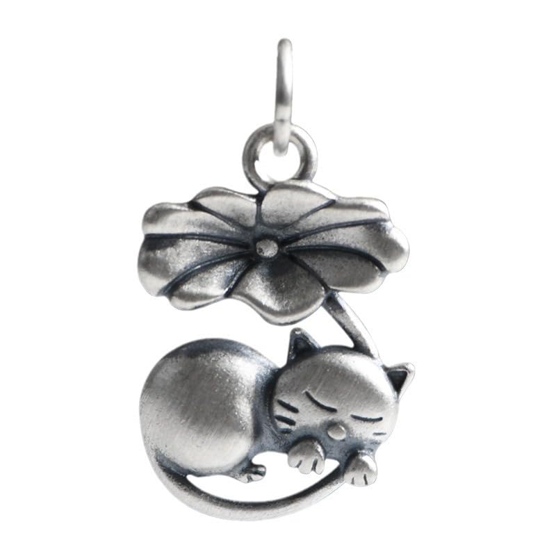 Collier pendent chat style vintage résout le manque d'originalité
