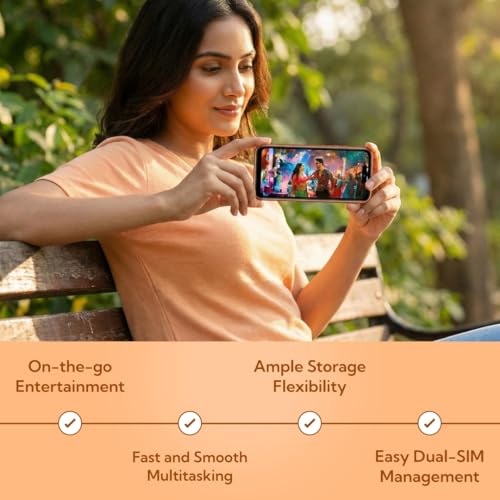 Image of PEACE Honor 20, Android 14 Smooth Multitasking, Octa-Core Performance, 3GB RAM 32GB ROM Expandable to 128GB, Orange, 4.5 inch QHD Display