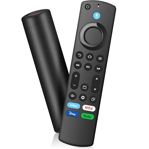Replacement-Voice-Remote-Control fit for Fire Smart TV Stick(2nd/3rd Gen)/TVs 4K Max(1st/2nd Gen),TVs Cube(1st/2nd/3rd Gen),Smart TV(3rd Gen),and for Insignia/Toshiba/Pioneer/Omni Smart TVs