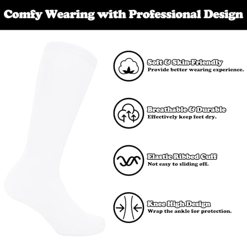 Image of Sarfel Toddler Soccer Socks Kids Soccer Socks Youth Soccer Socks Kids Baseball Socks Girls Softball Socks Boys Football Socks