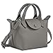 Longchamp 'Le Pliage X-Small Xtra Leather Top Handle Tote Shoulder Bag, Turtledove