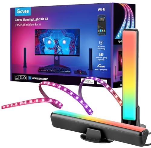 Kit de luces Govee PC Monitor Pro para evitar la fatiga ocular en pantallas de 27 a 34 pulgadas