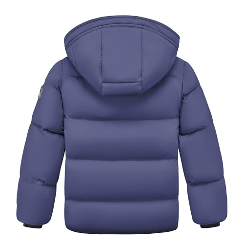 WULFUL Kids Boy's Winter Coat Hooded Puffer Windbreaker Warm Cotton Jacket Parka Down Outdoor Coats3