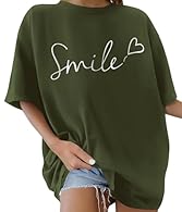 MATERIAL: This women's drop shoulder T shirts uk is made from 100% cotton fabric, ensuring ultimate comfort and breathability. Cotton is skin-friendly, soft and friendly to the skin, keeping you feeling fresh even on hot summer days. DESIGN: The uniq...