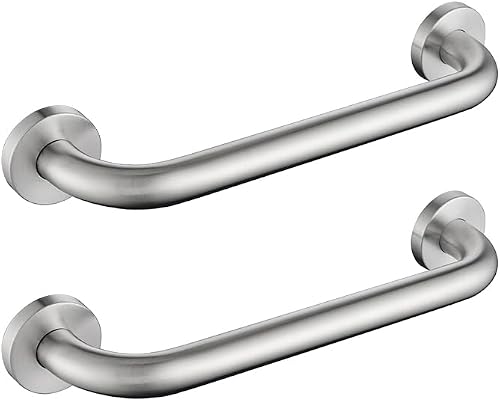 300mm 2 Pièces Barres d'appui wc salle de bain en acier Decaura