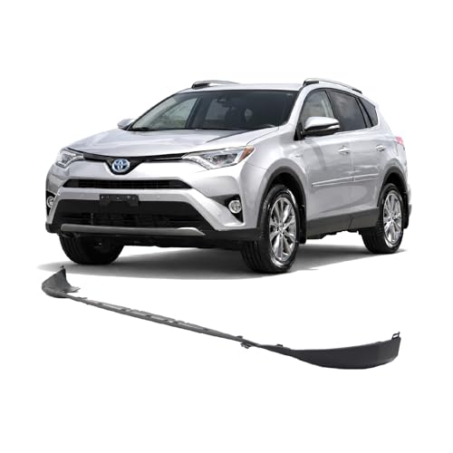 FitParts Compatible With Front Lower Bumper Valance for 2016-2018 Toyota RAV4 SE XLE. New, Textured. Air Deflector, Lower Spoiler Use 524110R070 TO1095208