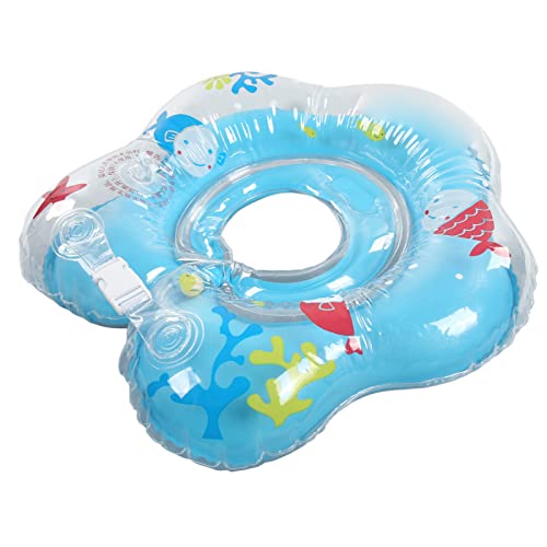 FOLOSAFENAR Schwimmring für Neugeborene, verhindert Luftaustritt, sicherer Baby-Schwimmring mit Glöckchen für Babys(9CM) Cover