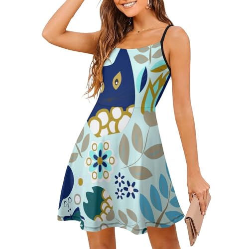 Robe d'été chic et légère : robe de plage sans manches pour femme active