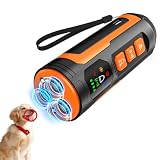 Sonic Bark Deterrent, Ultrasonic Dog Barking Control Device with Flashing Light, Waterproof Anti Bark Device for Indoor Outdoor Use, Stop Neighbor Dog Barking, Bark Deterrent for Home & Yard Security