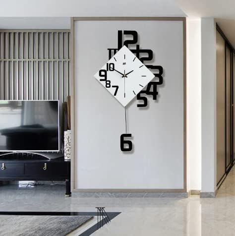 Big Art Small Price Creative Digital Clock Fashion European Style Living Room Wall Clock Wooden Decorative Wall Clock