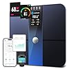 RunStar Smart Scale for Body Weight and Fat Percentage FSA&HSA Eligible, 3.5″ TFT Color Display High Precision Digital Bathroom Scale BMI Heart Rate 22 Body Composition Analyzer Sync with Fitness App