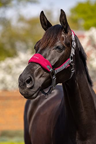 Lemieux Vogue Fleece Headcollar - Halter & Leadrope (Mulberry - Full) #TOP1