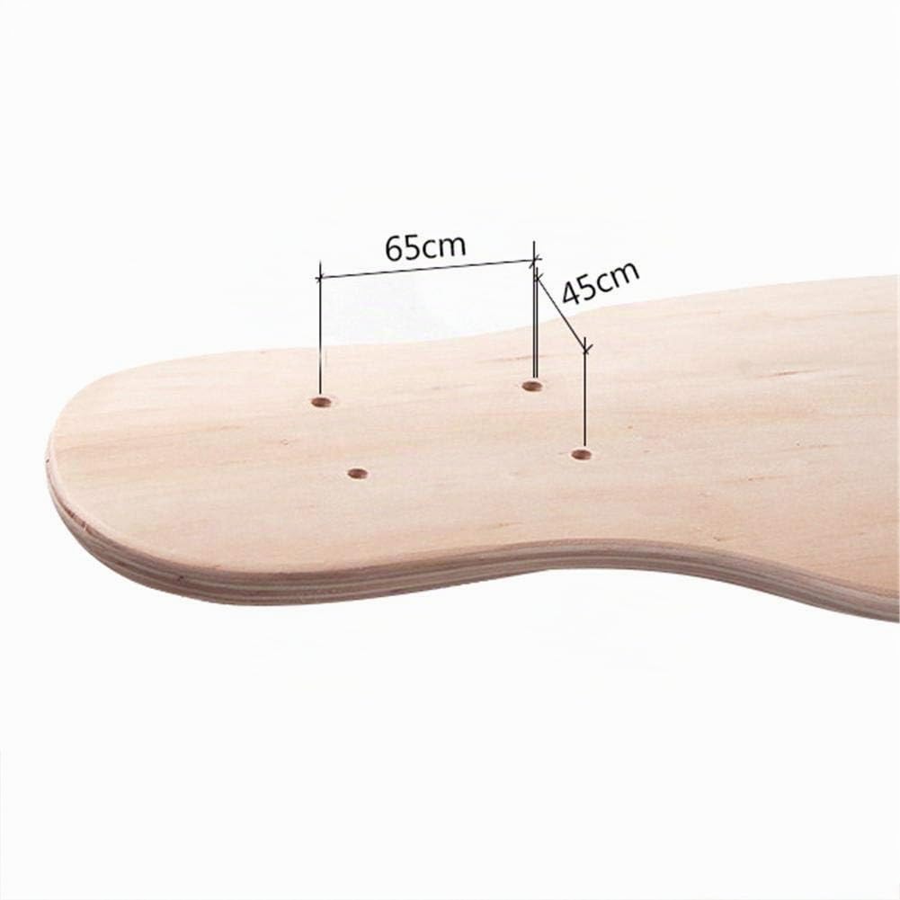 windyday Blank Skateboard Deck 9 -Layer Graffiti langes Concave Skateboards Cruiser Deck Skateboard Kinder Tragfähigkeit: 100 kg 80 x 20x1cm