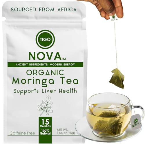 The 30-Day No Sugar Challenge: Real Body Results Premium Organic Moringa Tea Bags, 100% Natural and Organic Ingred...