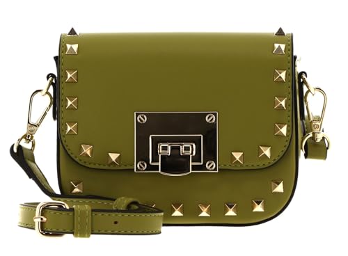 Sac de soirée Ydby Crossbody Bag Seidenfelt Manufaktur vert et or