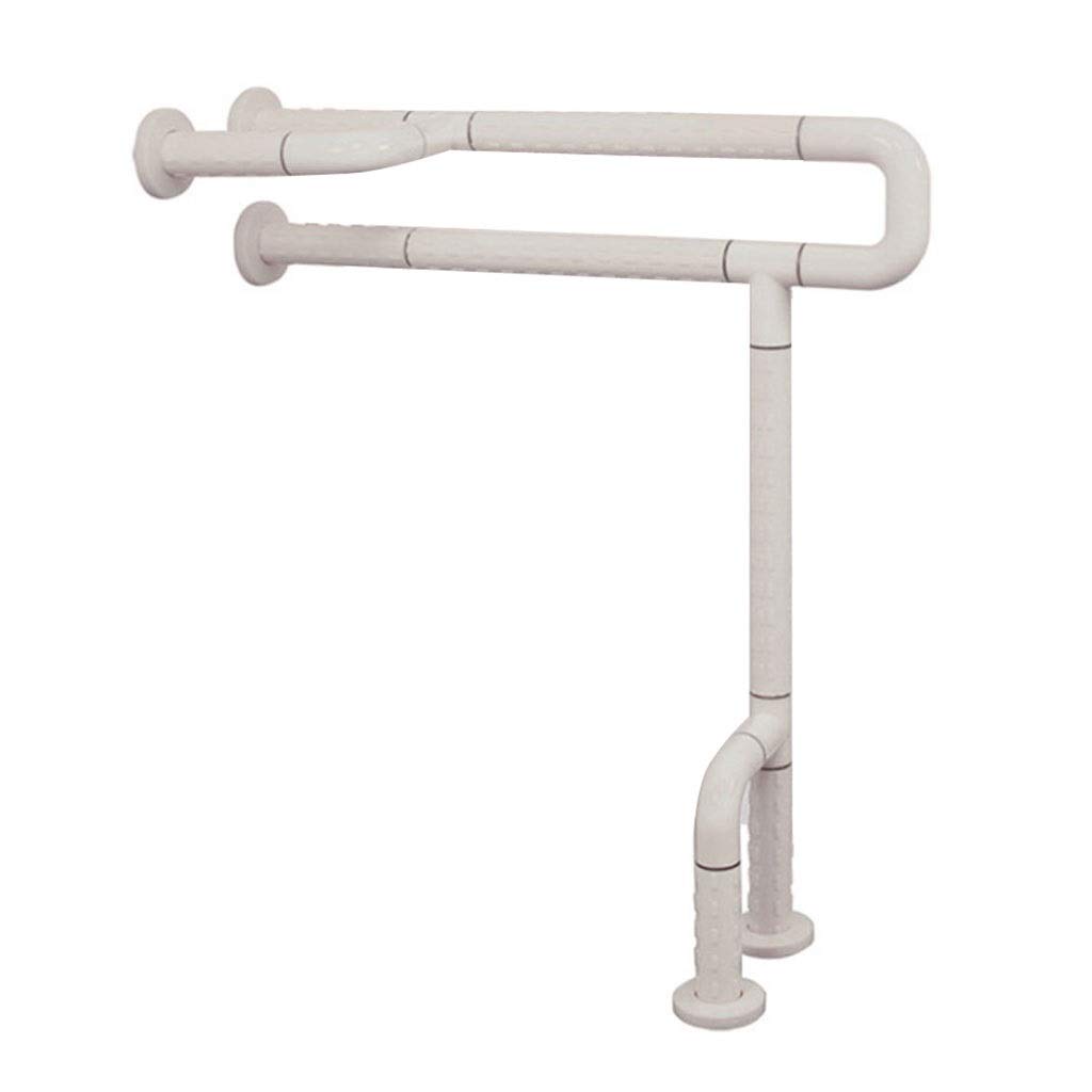 Maniglioni di Sostegno per Bagno, Doccia, WC, Anziano, disabile, infortunio, Bambino, ausilio per la Vita Quotidiana, Sicurezza, Maniglia Antiscivolo (Colore: Bianco)