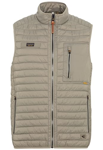 Camel Active Herren Weste – Mit Aufgesetzten Taschen, Voll Gefüttert, Outdoor-Casual-Stil