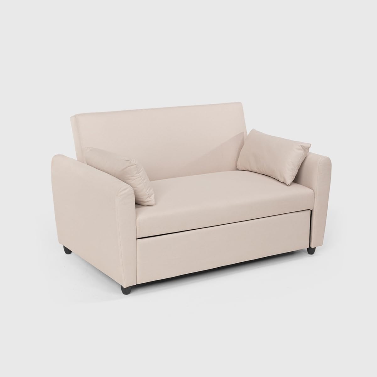 Produce Shop Divano Letto 2 posti Estraibile Design Moderno in Tessuto Porto Rico - Beige