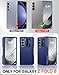 Vizvera for Samsung Galaxy Z Fold 6 Case RFID Wallet with Cards Holder [S Pen Holder] [Camera Cover] Shockproof Silicone Protective Phone Case for Z Fold 6 2024-Blue