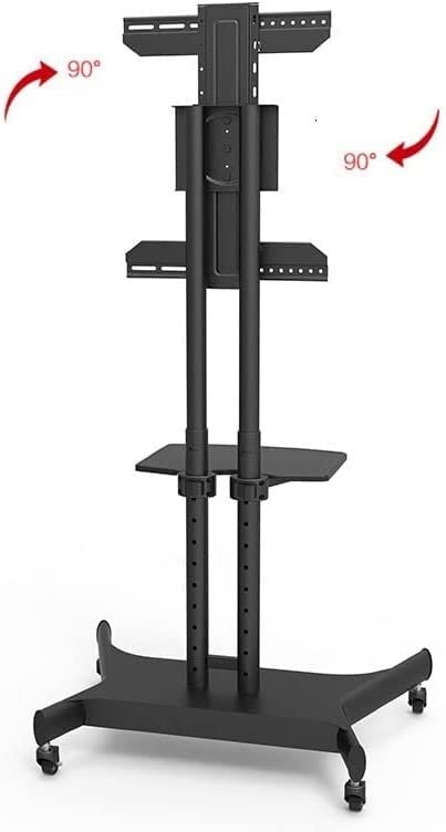Soporte móvil para TV de 32 a 65 pulgadas con estante AV miniatura 5