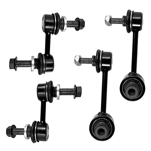 WRD-21 Rear Stabilizer Bracket Bolts - 2018-2019 Subaru Crosstrek, 2019 Crosstrek Hybrid, & 2019 Forester 5 Front and Rear Sway Bar Link FITS for Subaru Crosstrek 2016-2017/ Forester 2014-2018/ Outback 2010-2014/ XV Crosstrek 2013-2015, Suspension Stabilizer Bar Link Kits 4pc Set