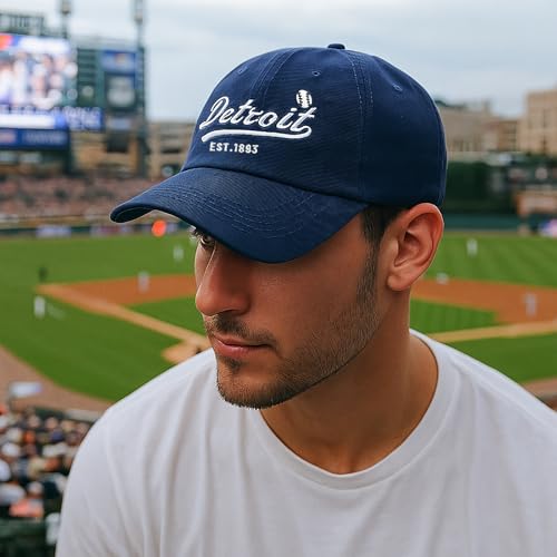 Image of Cap Hat Classic Vintage Embroidered Hat Cap for Men Women Teenager Cap Adjustable