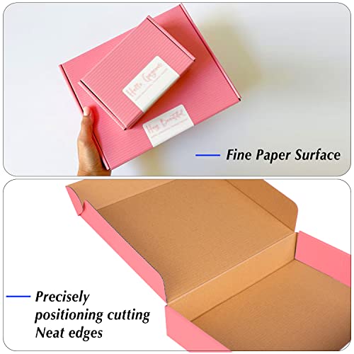 4X4X2 Pink Cardboard Corrugated Boxes 30 Pack, Small Shipping Boxes For Small Business Mailing Boxes, Mailer Packaging Boxes #TOP3