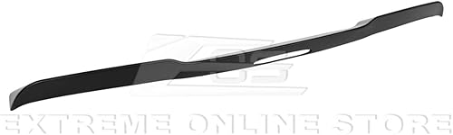 Miniatura 7 de Repuesto para todos los modelos Chevrolet Corvette C6 2005-2013  ZR1 Alerón de ala de tapa trasera de estilo extendido (plástico ABS, negro mate)