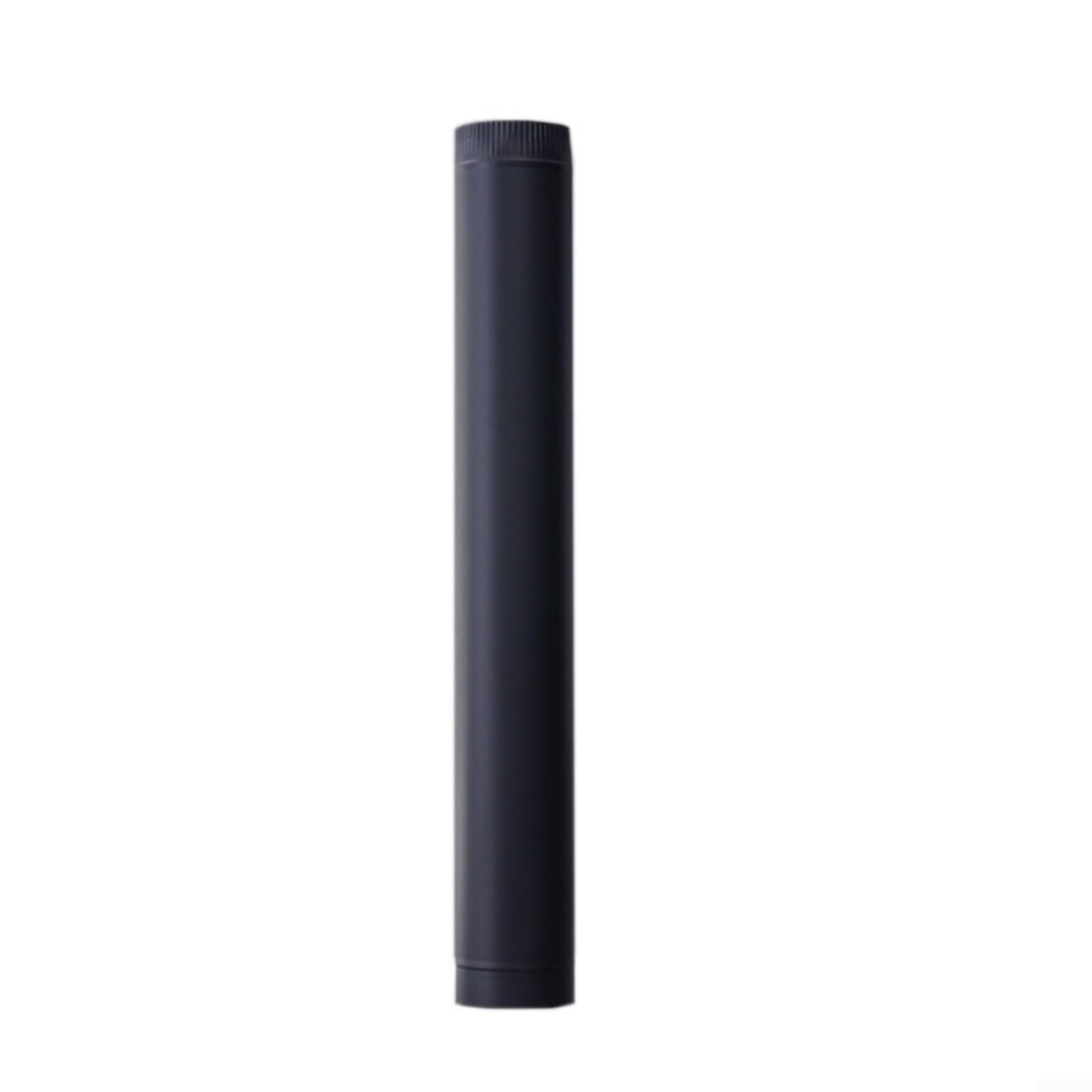 Bordfly Flue Pipe, Stove Pipe, Steel, Stainless Steel Chimney Pipe, Black Flue Pipe for Wood Stove with High Temperature Resistance, Thickened Construction, Safe Flue (200 mm)