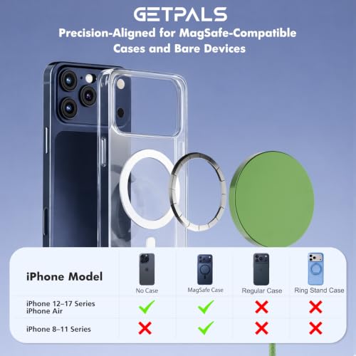 Image of 25W Magnetic Portable Fast Wireless Charging Pad for Apple iPhone Series