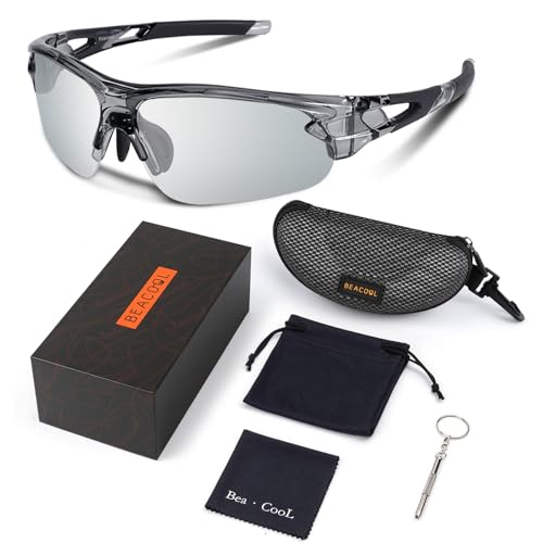 Lentes de sol deportivos polarizados, protección UV 400 para hombres, mujeres y jóvenes, ideales para béisbol, ciclismo, pesca, correr y golf, lentes TAC