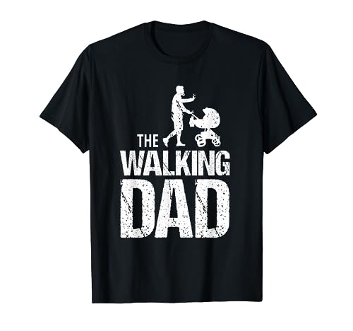 Lustiges Herren T-Shirt +The Walking Dad+ Geschenk Mann Papa T-Shirt