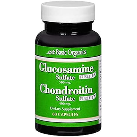 Glucosamine Chondroitin 500/400 Basic Organics 60 Caps (2 Pack) Cover