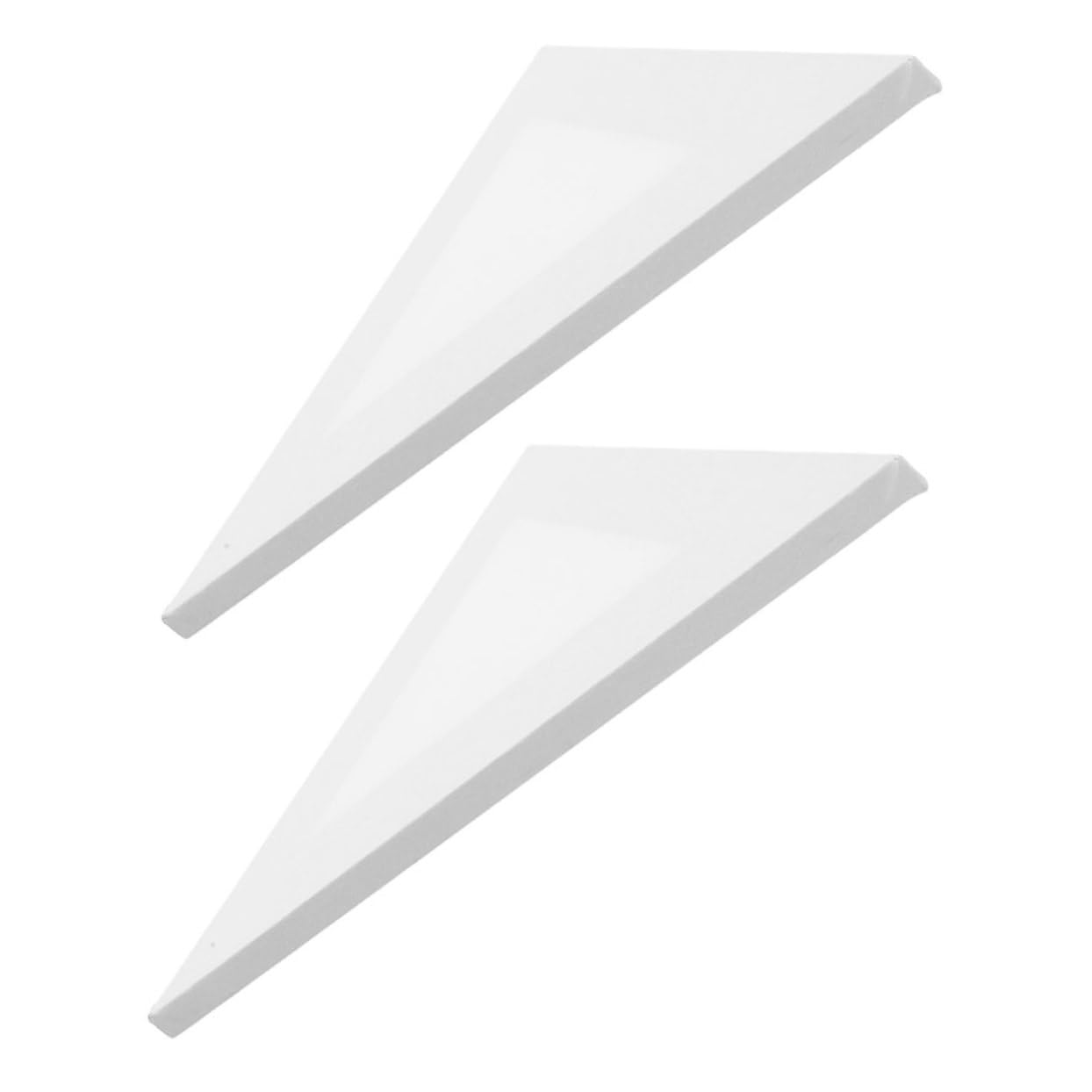 Sewroro 2pièces Lot de Toiles Tendues sur Châssis Triangulaire Panneau Prêt à Emploi pour Peinture à Huile et Acrylique Matériel Artiste et Décoration Intérieure