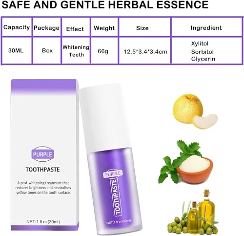 Purple Toothpaste For Teeth Whitening,lila zahnpasta weisse zähne,Lila Zahnpasta weiße zähne