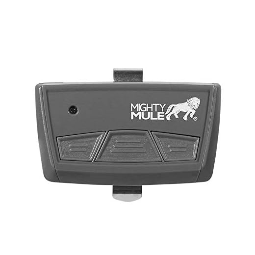 Mighty Mule MMT103 3-Button Transmitter, Gray