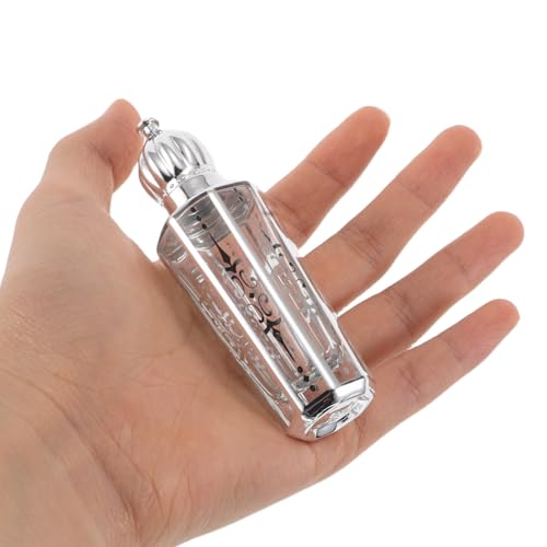 PATKAW Lot de 6 Flacons Roll-On en Verre 15 Ml pour Parfum et Huiles Essentielles Applicateur Bille Argenté Rechargeables pour Aromathérapie et Voyage – vue 4