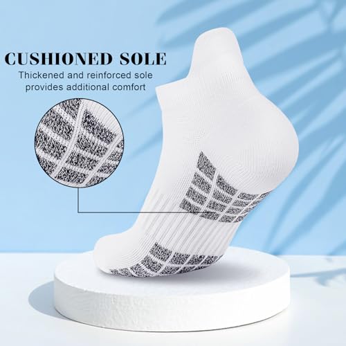 Loritta Womens Ankle Socks Gym Athletic Cushioned Low Cut Casual Workout Sports Running Socks3