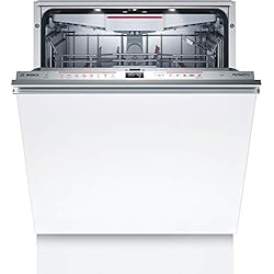 Bosch SMV6ZCX49E Serie 6 Lavavajillas totalmente integrado, C, 60 cm, 75 kWh/100 ciclos, 14 MGD, SuperSilence/EmotionLight/VarioCajón/Home Connect