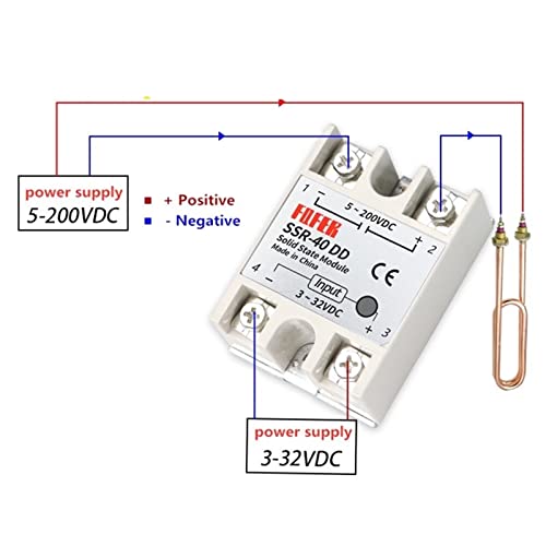 Relé SSR-25DD monofásico sin piezas móviles para evitar fallos por chispas 5