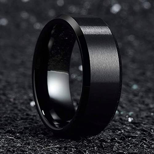 Bague carbure tungstène homme hypoallergénique sans irritation - 2