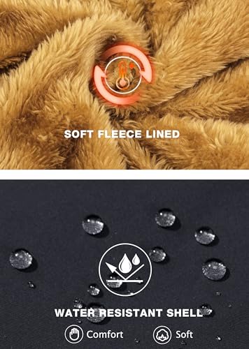 MAGCOMSEN Men's Winter Vest Outerwear Fleece Lined Outdoor Vest Warm Sleeveless Jacket4