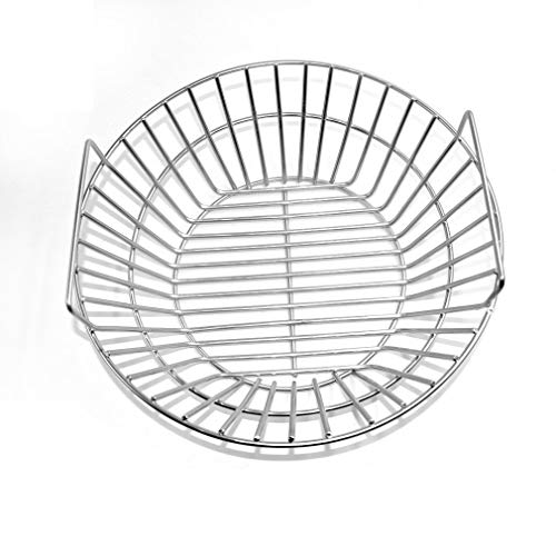 Only Fire #8537 Charcoal Ash Basket, Stainless Steel Charcoal Holder With Handles, Grilling Accessories, Fits Kamado Joe Classic #TOP3