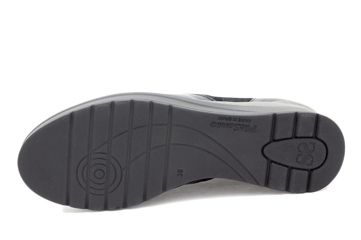 PieSanto - 235754 Zapato Cordón Charol Topo para: Mujer